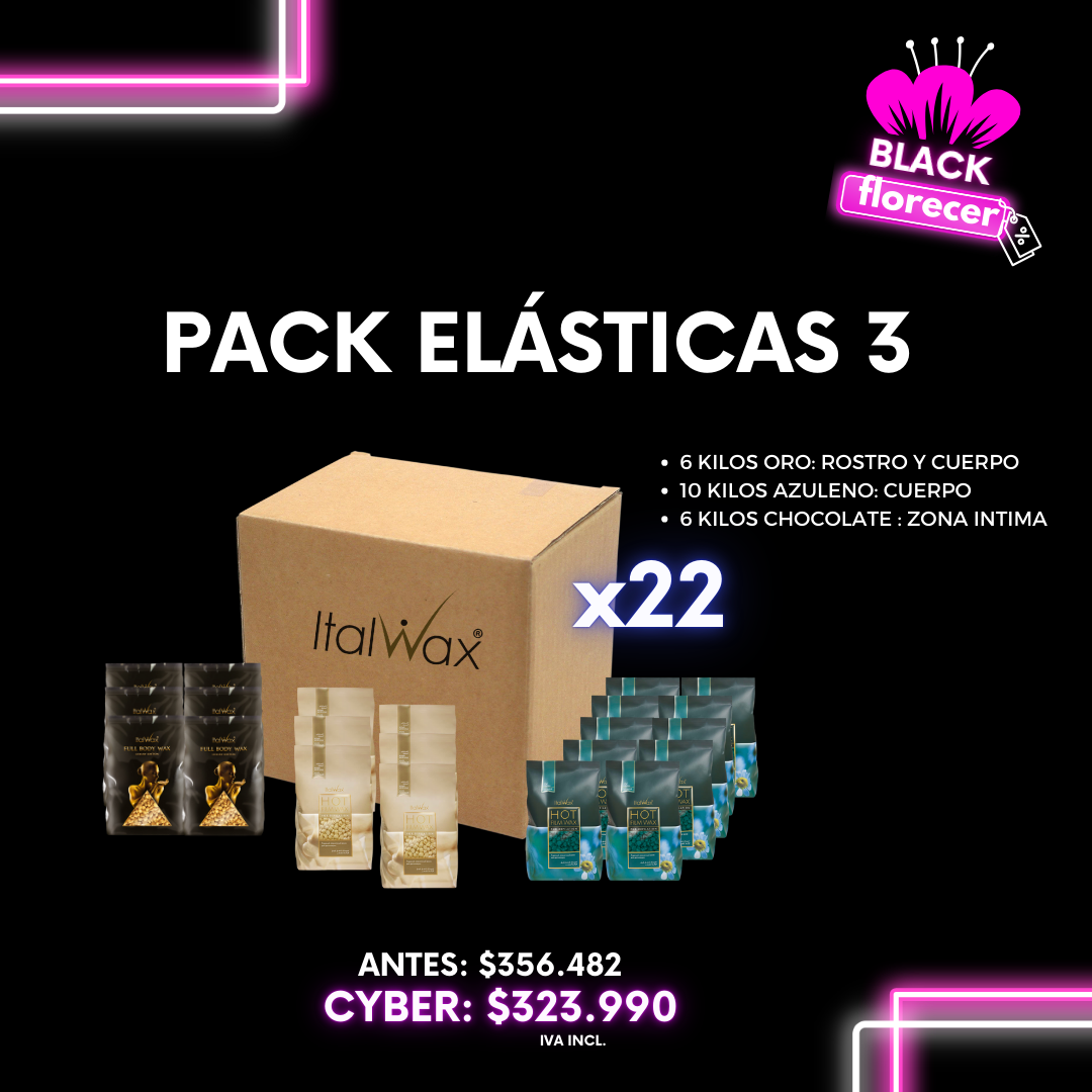 Pack elásticas 3: BLACK FRIDAY DE LAS PROFESIONALES